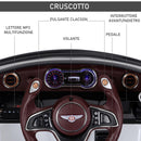 Macchina Elettrica per Bambini 6V con Licenza Bentley Bianca