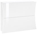 Scarpiera 2 Ante a Ribalta 101x26,6x81,4 cm Arco Bianco Lucido