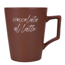 Set 6 Tazze Ø8,5x10,5 cm in Gres VdE Tivoli 1996 Chocolate