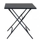 Tavolo Bristol 70x70x72 h cm in Acciaio Antracite