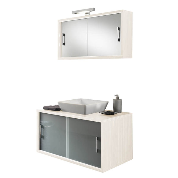 prezzo Mobile da Bagno sospeso Giava 01 Pino Bianco TFT
