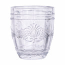 Set 6 Bicchieri per Acqua in Vetro Decorato 235 ml Villa d'Este Home Tivoli Syrah