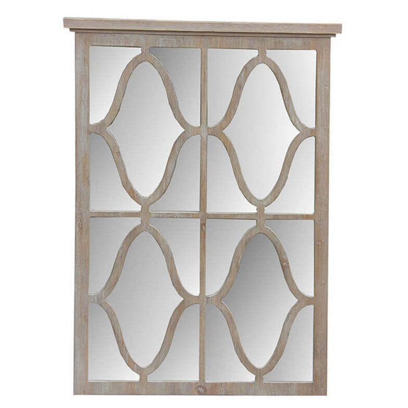 Specchio 65x3,5x93 h cm in Legno di paulownia Marrone