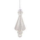 Set 4 Decoro Ss Goccia H15 cm Champagne