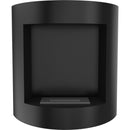 Camino a Bioetanolo da Parete 77,9x81 cm Flig Akron Nero