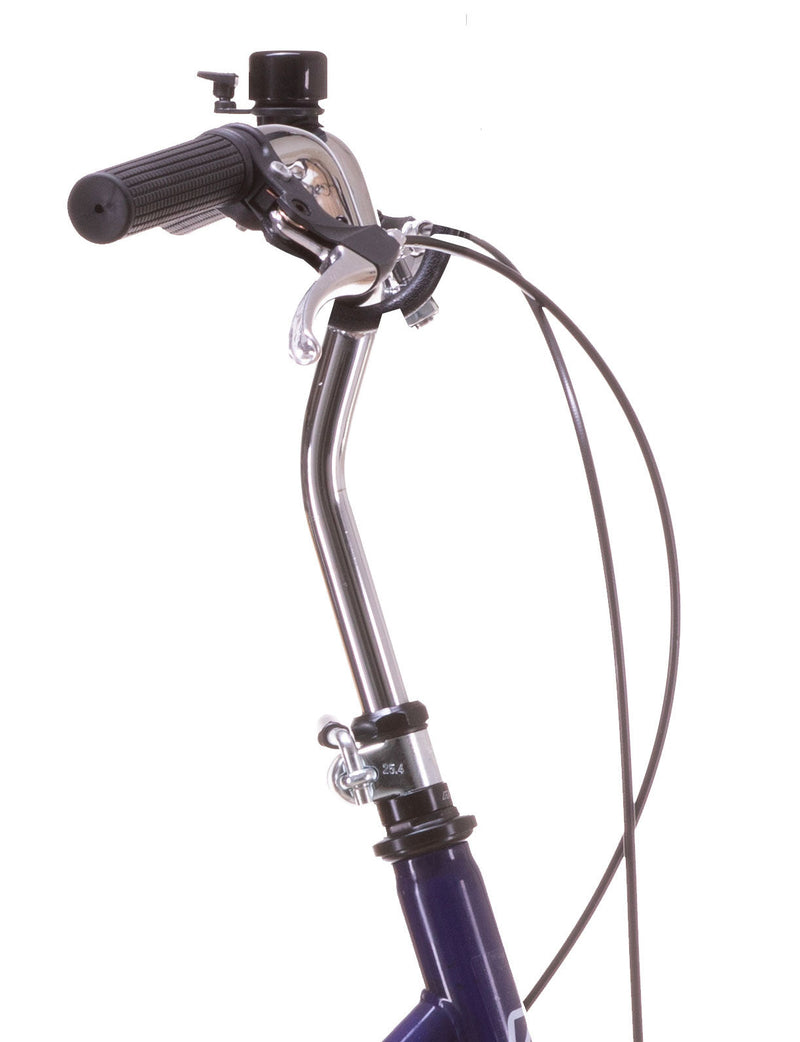 Bicicletta Graziella Pieghevole 20” in Acciaio Blu Metallizzato