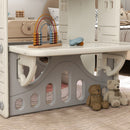 Casetta per Bambini da Interno in PP Crema   