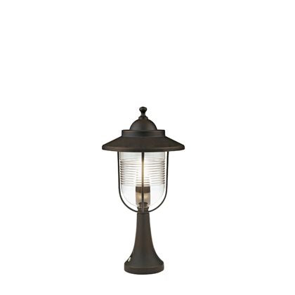 Lampada Palo Paletto da Cancello Color Ruggine da Esterno Linea Porto Sovil acquista