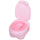 Vasino per Bambini Antiscivolo Ippopotamo  Hippoo Rosa
