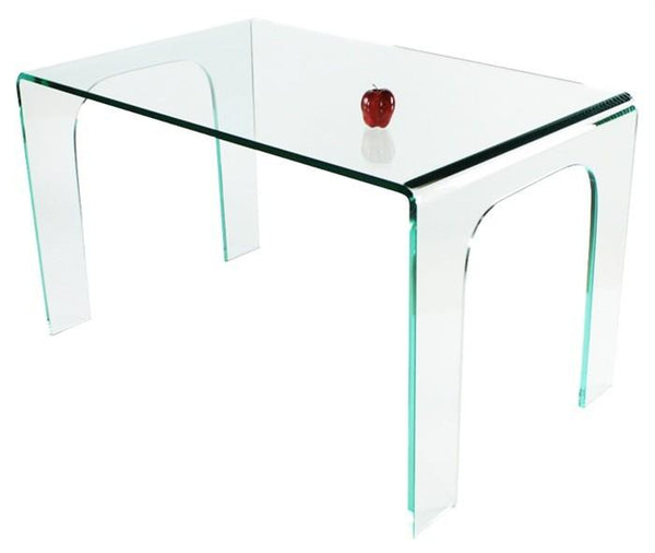 sconto Scrivania in Vetro H75x80x140cm Itamoby Spider Trasparente