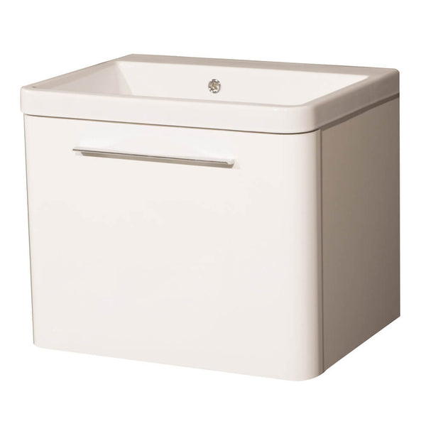 Mobile Lavatoio Sospeso 65,5x50,5x56 cm 1 Cassetto Montegrappa Novella Dipiù Bianco prezzo