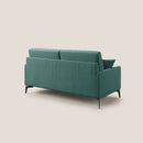 Divano 3 Posti 180x94x90 cm in Tessuto Verde Acqua