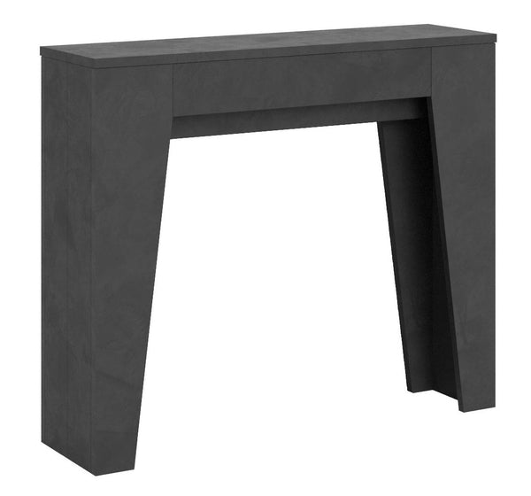 Consolle Allungabile 90x25/181 cm Pannelli in Nobilitato Narrow Antracite prezzo