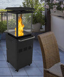 Stufa da Esterno Fungo a Gas Gpl 8 kW Vannini Allegro Nera