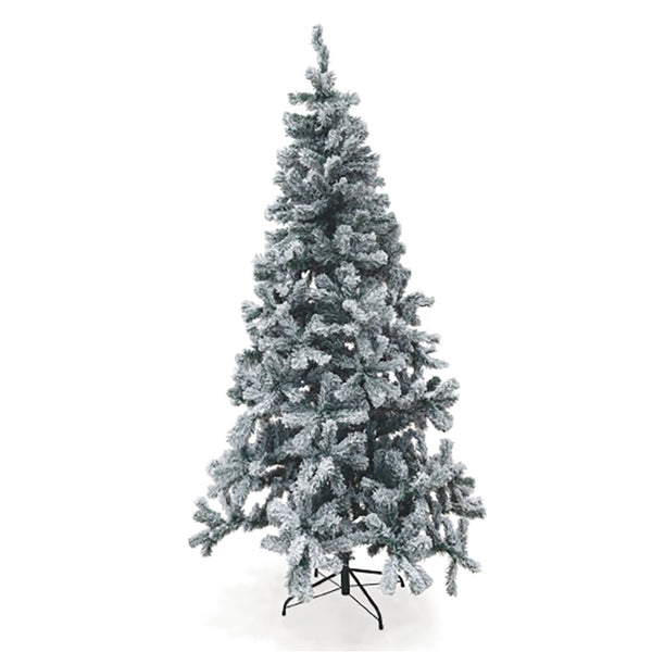sconto Albero di Natale Artificiale Innevato H240 cm 1116 Rami Sestriere Verde
