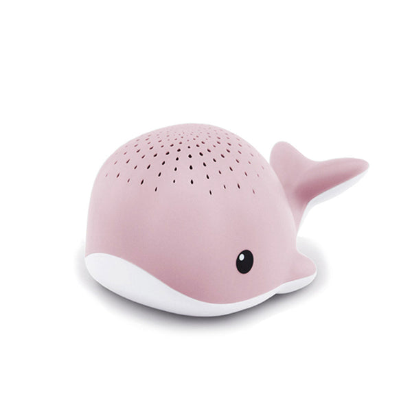 Balena Proiettore Cielo e Goccioline 9x15x8 cm in Plastica Rosa-Bianco online