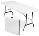 Tavolo Catering Rettangolare Pieghevole 180x75x74 cm Bianco