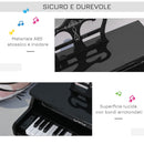 Mini Pianoforte Giocattolo per Bambini  25 Tasti in ABS Nero