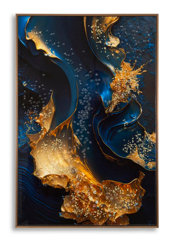 online Stampa su Tela Laccata con Cornice Andromeda 60x4x90 cm in Pino e Tela e Plastica