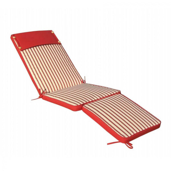 sconto Cuscino Real Steamer 175x49x4 cm in Poliestere Rosso