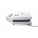 Piastra Waffle Elettrica 750W Kooper Tasty Bianca