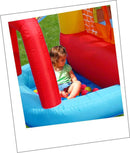 Castello Giostra Gonfiabile con Pompa Happy Hop 4 in 1