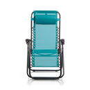 Sedia Sdraio da Giardino Gran Relax 88x65x110 cm in Textilene Verde Petrolio     