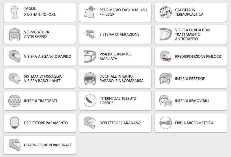 Casco Integrale per Scooter Visiera Lunga CGM Liverpool 317A Nero Opaco Varie Misure