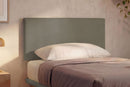 Letto 1 Piazza e Mezza con Rete Rivestita Similpelle Cappuccino Tessis Testata Flat Varie Misure
