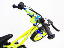 Bicicletta per Bambino 14" 2 Freni con Borraccia e Scudetto Frontale Gialla e Blu