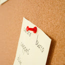 Lavagna con Fondo in Sughero 150x100 cm in Alluminio Silver