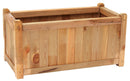 Fioriera da Giardino in Legno 80x40x40 cm Bauer