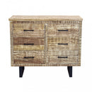 Mobile Bertram 100x45x83 h cm in Legno Marrone