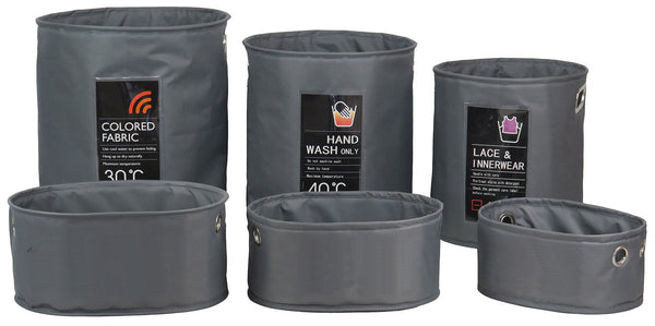 Set 6 Contenitori in Oxford Collection Grigi online