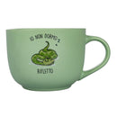 Tazza Ø11,5x9 cm in New Bone China VdE Tivoli 1996 Lazy "io non dormo, rifletto"