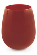 Confezione 6 Bicchieri Acqua in Vetro 428ml Villa d'Este Home Tivoli Happy Hour Rosso