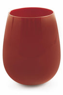 Confezione 6 Bicchieri Acqua in Vetro 428ml Villa d'Este Home Tivoli Happy Hour Rosso