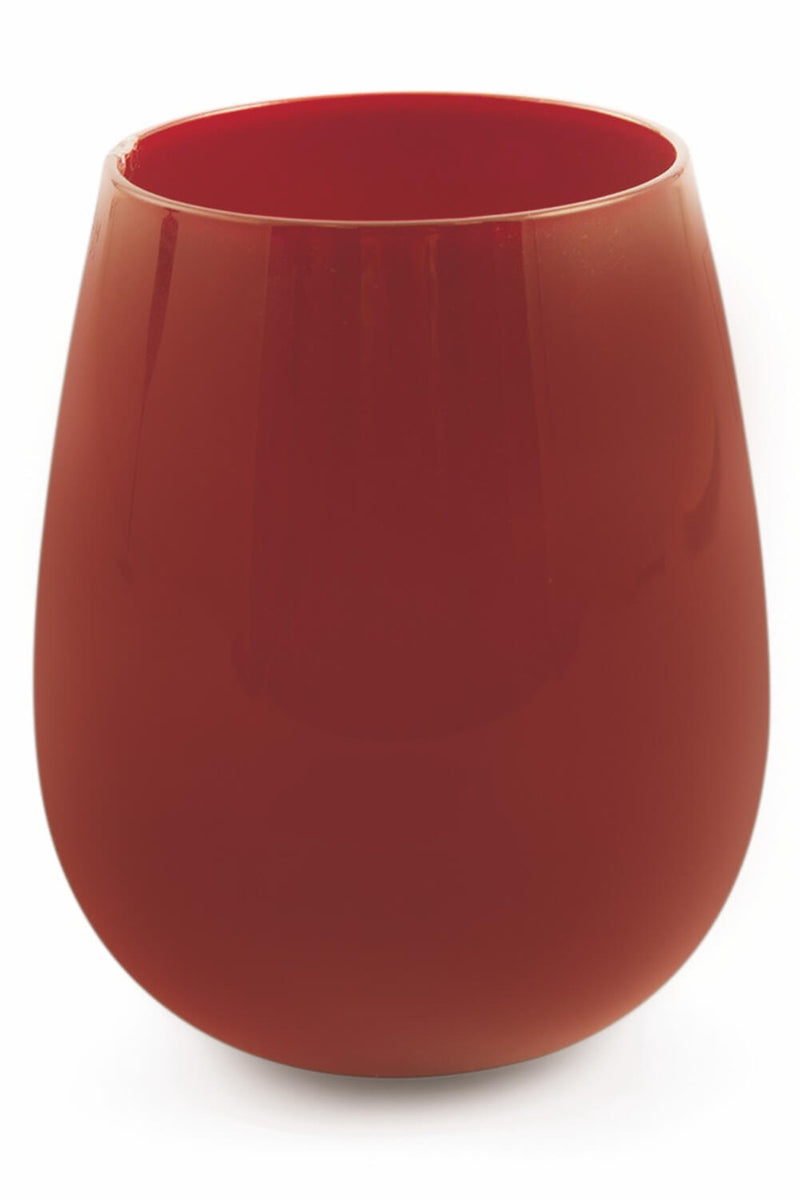 Confezione 6 Bicchieri Acqua in Vetro 428ml Villa d'Este Home Tivoli Happy Hour Rosso