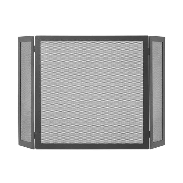 sconto Parascintille con Antine 100x60 cm per Camino a Legna in Ferro Belfer 3009/A Antracite