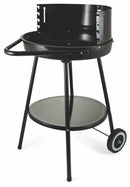 Barbecue a Carbone Carbonella Tondo Ø50 cm con Ruote Soriani Sun-day Nero