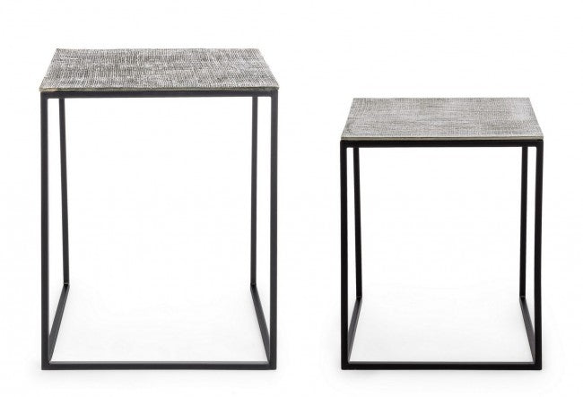 Set 2 Tavolini Quadrati Tahir