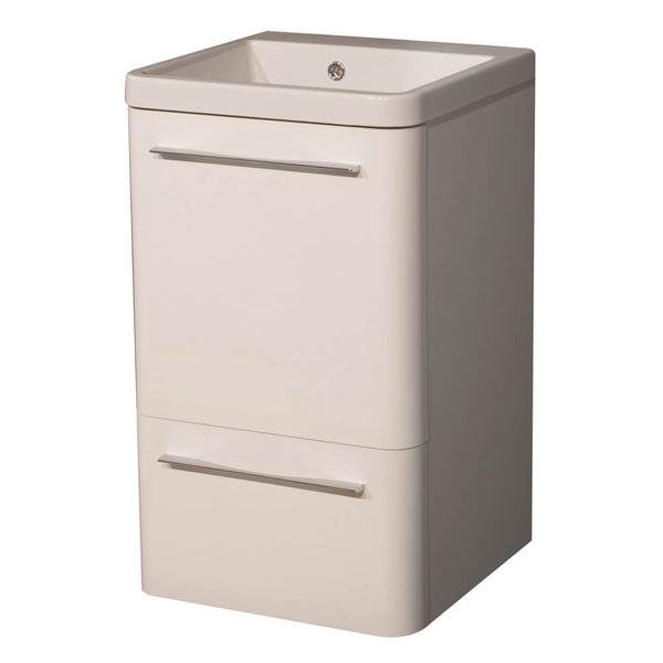 Mobile Lavatoio 50,5x50,5x87 cm 2 Cassetti Montegrappa Novella Dipiù Bianco sconto
