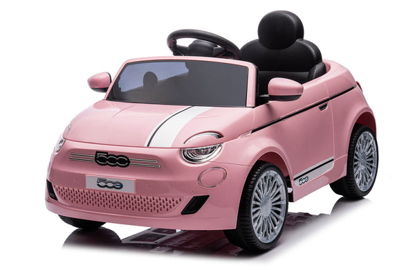 online Macchina Elettrica per Bambini Licenza Fiat 500 12V con Telecomando Rosa