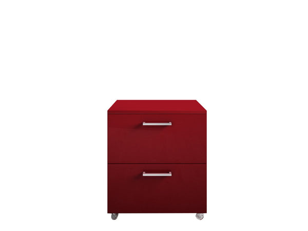 Mobile Cassettiera 2 Cassetti Soft Close in Legno in Melaminico 50x38x57cm TFT Samoa Rosso online