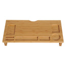 Supporto per Monitor PC in Bambù Naturale 60x30x8.5 cm 