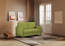 Divano 2 Posti 138x85x85 cm Karay in Tessuto Verde