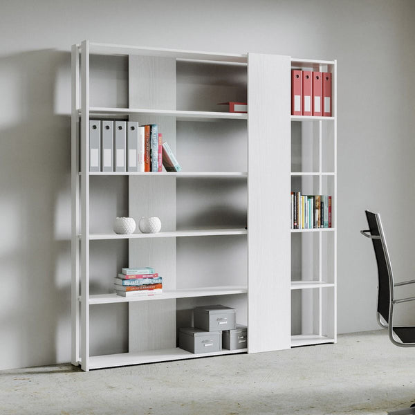 Libreria Moderna 5 Ripiani 178x36x204 cm in nobilitato Bianco acquista