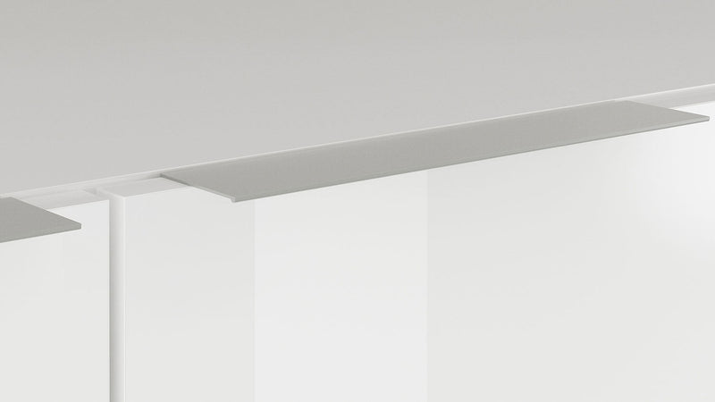 Armadio Libreria Doppia Anta 70x35x140 cm Dalia Bianco Lucido  