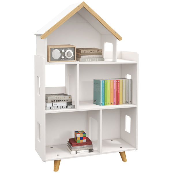 prezzo Libreria per Bambini 65x25x108,5 cm in MDF e Legno di Pino Bianco