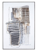 Dipinto Olio con Cornice Crown I194-1 82.5x122.5 cm in Olio su Tela